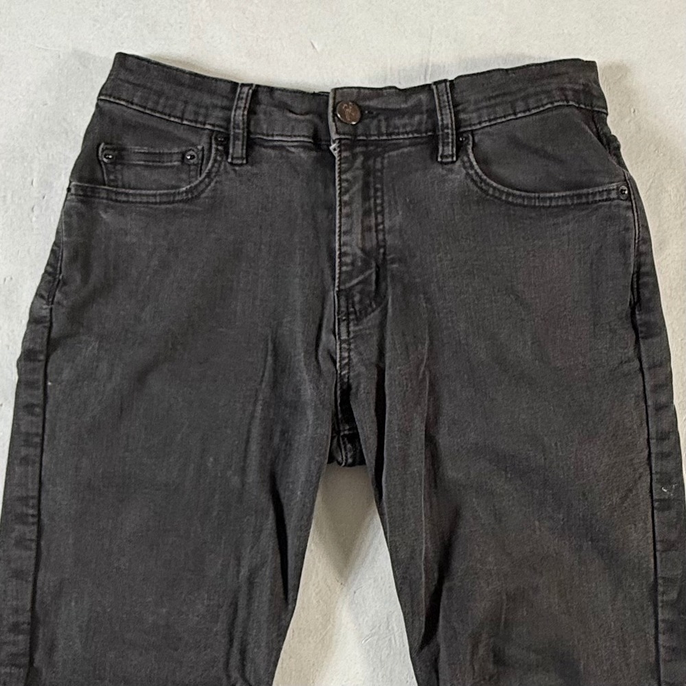 Mugsy Jeans Squid Inks Mens 31x30 Slim Fit Denim Pants Black Wash‎